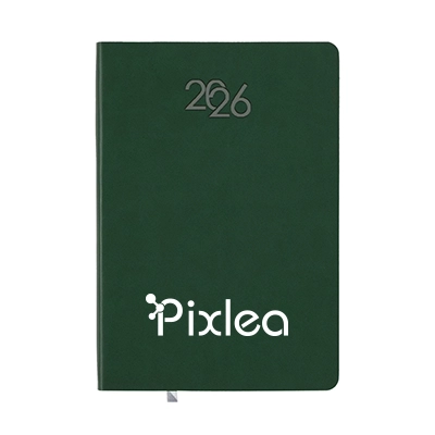 Agenda giornaliera 2026 con copertina flessibile in PU termovirante