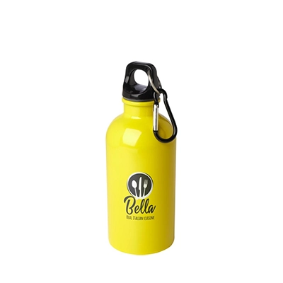 Borraccia da 400 ml in acciaio inossidabile certificato RCS a parete singola con moschettone Oregon