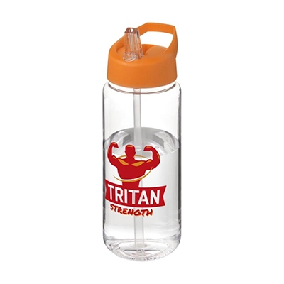 Borraccia sportiva H2O Active® Octave Tritan™ da 600 ml con coperchio con beccuccio