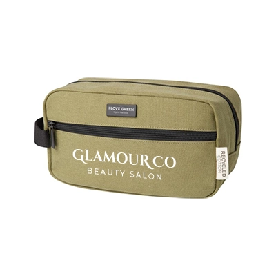 Borsa porta accessori in canvas riciclato certificato GRS Joey - 3,5 L