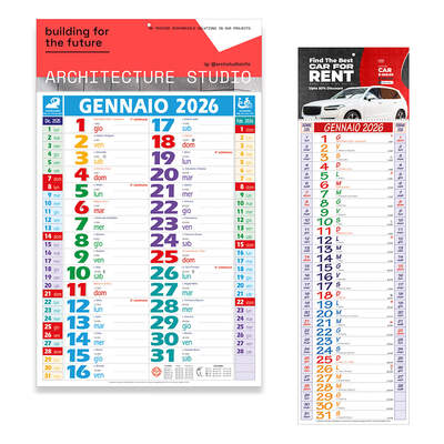Stampa Calendari 2026 da Parete Personalizzati | Calendari Online | Multigrafica.net