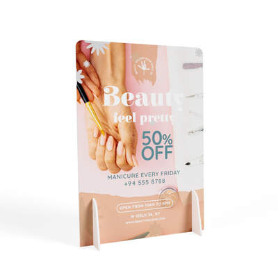 Espositore da banco in Forex monofacciale e bifacciale