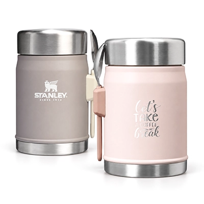Contenitore per alimenti da 400 ml con forchetta-cucchiaio Stanley Legendary