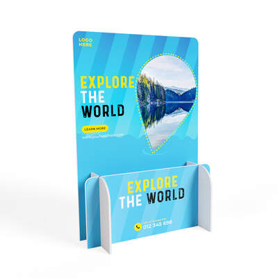 Espositore da banco in Forex portavolantini A5