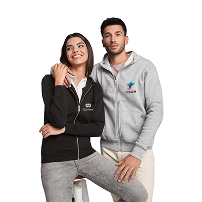 Felpa unisex con cappuccio e zip intera Montblanc