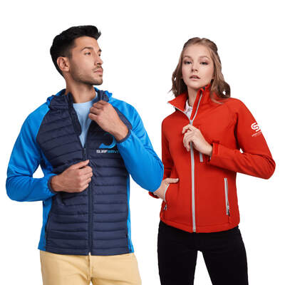 Stampa Giacche e Softshells con il tuo logo | Abbigliamento personalizzato | Multigrafica.net