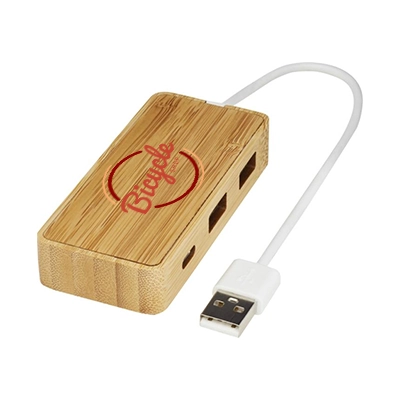 Hub USB in bambù Tapas