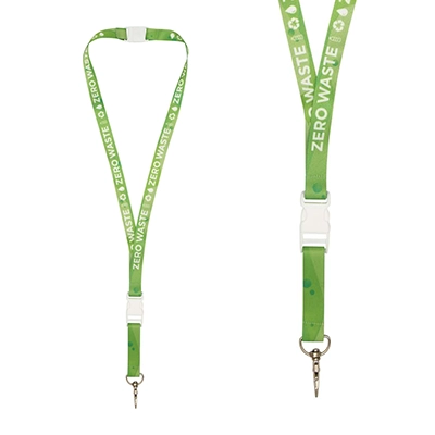 Lanyard Balta in PET riciclato con sgancio di sicurezza e fibbia
