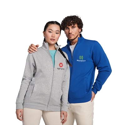 Maglione unisex con cerniera intera Ulan