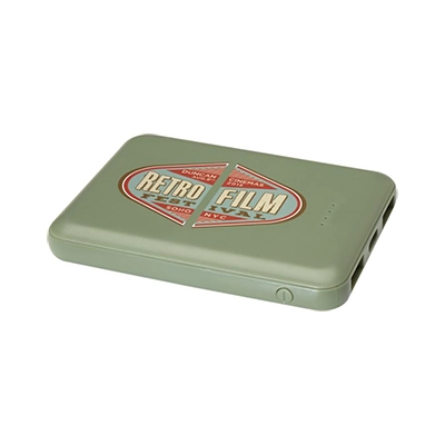 Power bank da 5000 mAh di Tipo C in plastica riciclata Asama