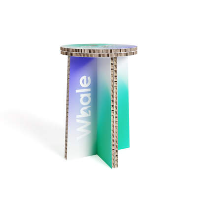 Sgabello in Cartone personalizzato | Sedute promozionali | Multigrafica.net