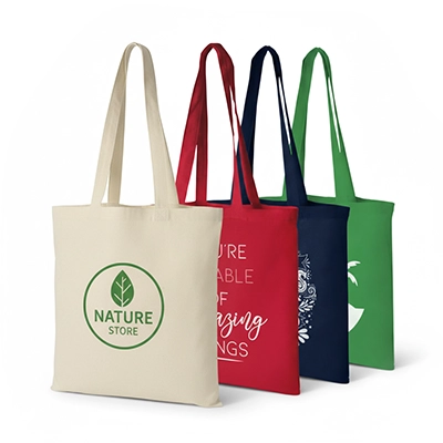 Shopper in cotone 140 g/m² Madras - 7L