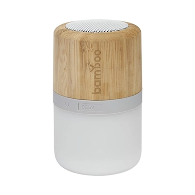 Speaker Bluetooth® in bambù Aurea con luce