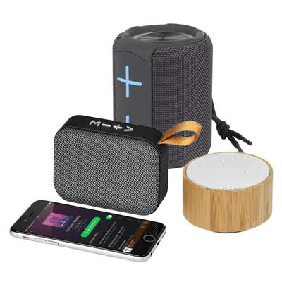 Speaker Bluetooth personalizzati con il tuo logo | Stampa gadget online | Multigrafica.net