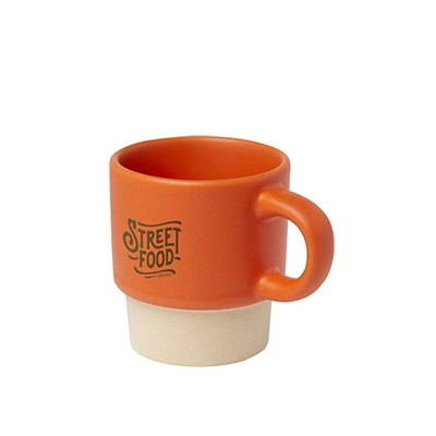 Tazza per caffè espresso impilabile con fondo in argilla da 130 ml Olympia