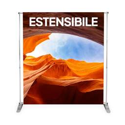 Espositore banner fiera Estensibile modulare | multigrafica.net