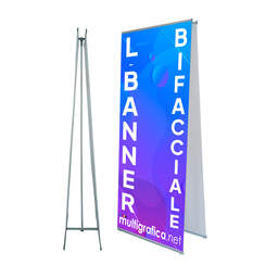 Espositore porta-banner bifacciale | multigrafica.net