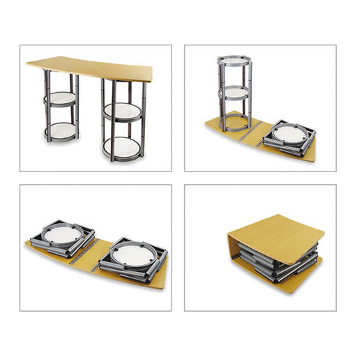 Chiusura semplice e veloce per il Folding Table Desk Promozionale