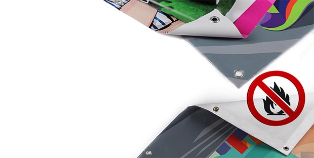 Banner PVC ignifugo ideale per fiere Banner PVC ignifugo ideale per fiere