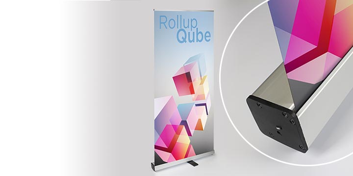 Rollup Qube - espositore avvolgibile Rollup Qube - espositore avvolgibile