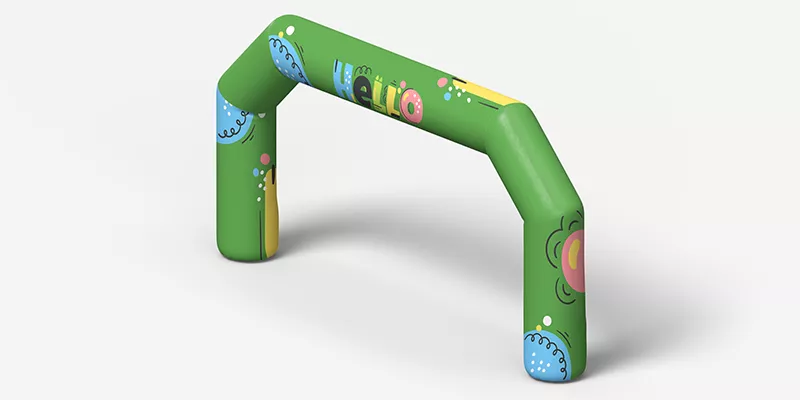 Arco gonfiabile con logo
