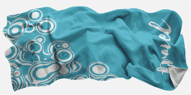 Asciugamani personalizzati in cotone e microfibra