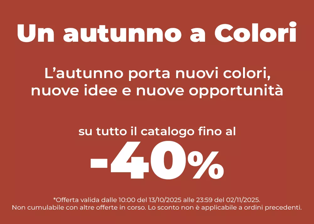 Saldi d'autunno fino al -40%