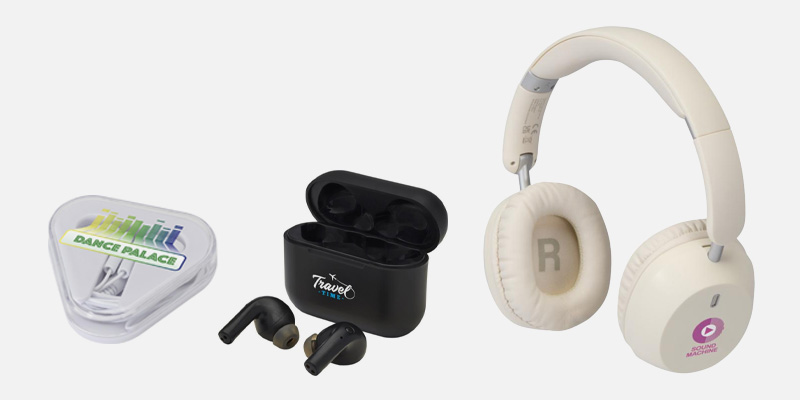 Cuffie e auricolari personalizzati con logo