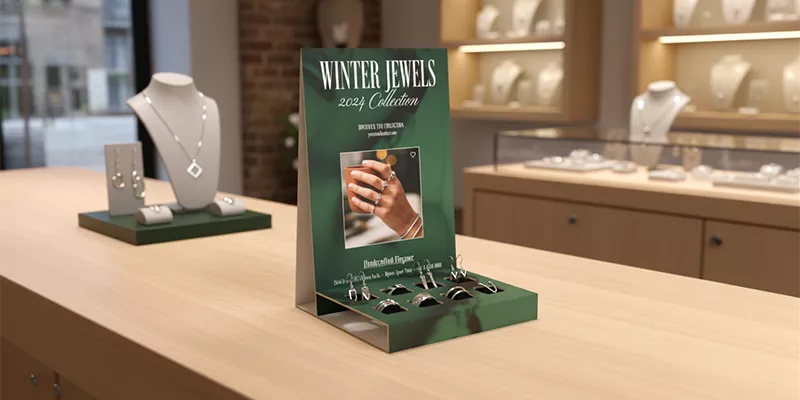 Espositore per prodotti con fori