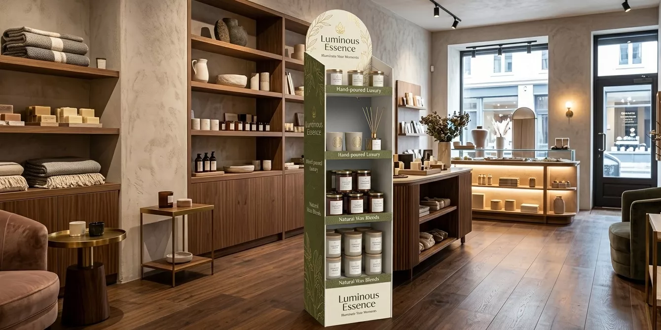 Espositore per prodotti in cartone Roma