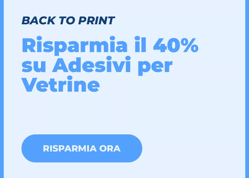 Stampa Adesivi per Vetrine in Offerta