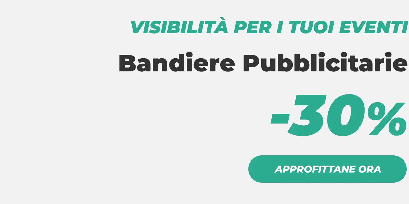 Bandiere Pubblicitarie al -30%