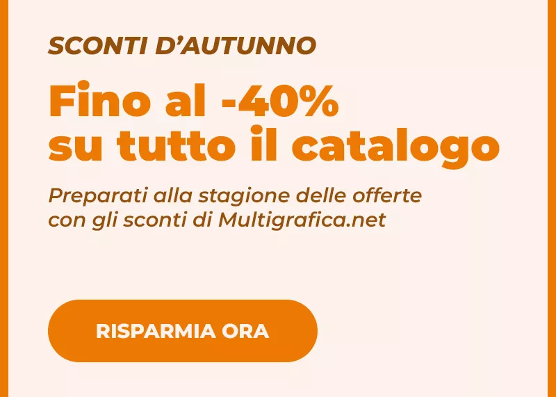 Offerte d'autunno su tutto il catalogo