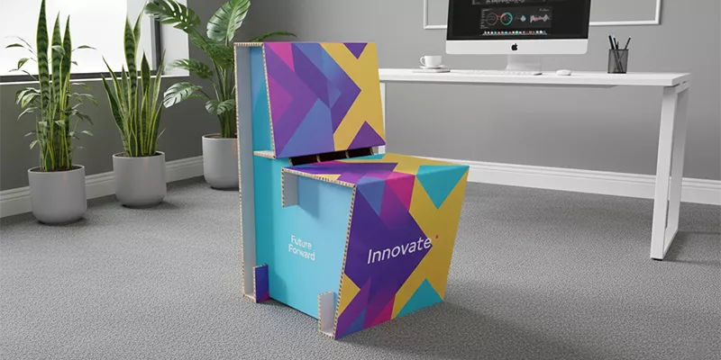 Sedia in cartone per uffici ed eventi