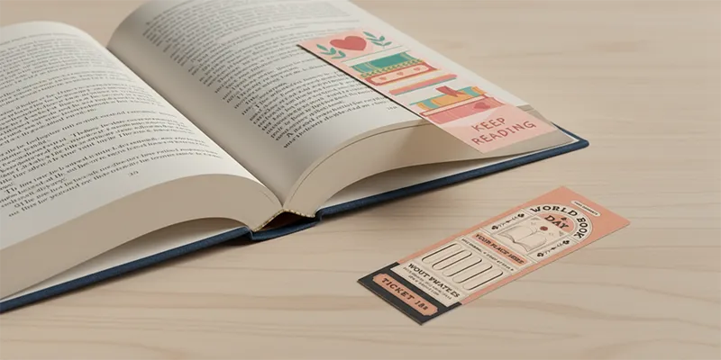 Realizza segnalibro personalizzato in carta