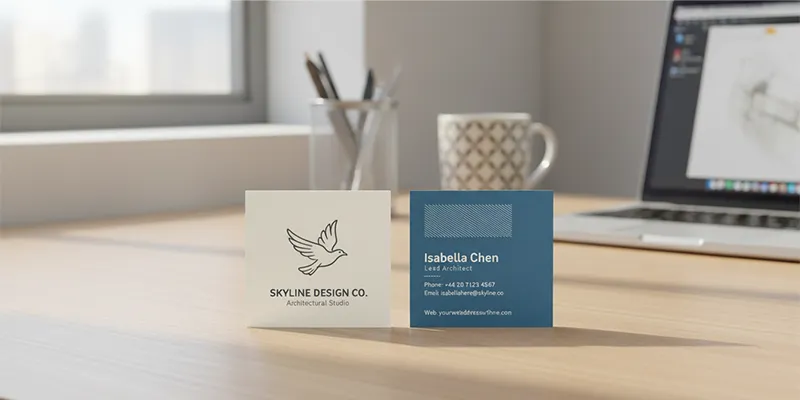 Stampa biglietti da visita online quadrati