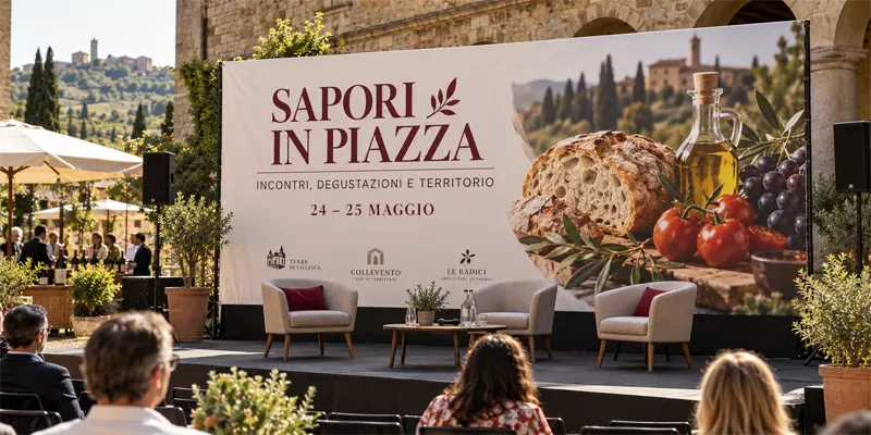 Stampa tessuto blockout per eventi