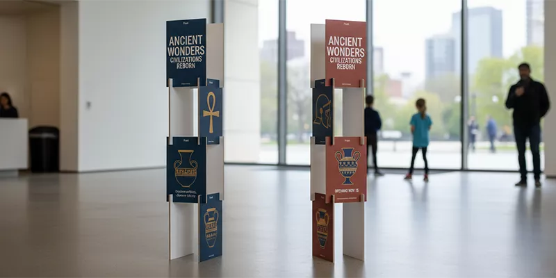 Totem in cartone modulare Slim